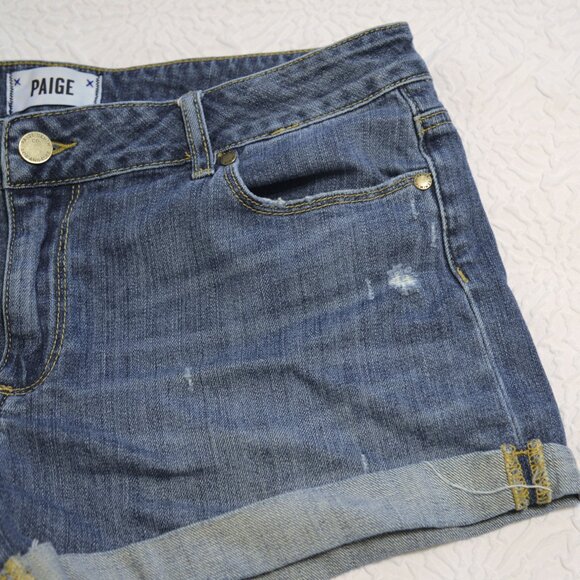 PAIGE Jimmy Jimmy Raw Cuff Shorts - Picture 3 of 9